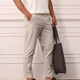Mr Bowerbird Men Striped Urban Trousers-image-95