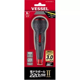 Vessel Electric Drill Ball II Screwdriver 147 mm OAL 280 min¯¹ [rpm] with 5 Bits, 220USBC-5-picture-15