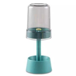 Karomouj Plastic 2 In 1 Multifunctional Toothbrush Holders Stand With 3 Compartments & Cover, KMA618-9