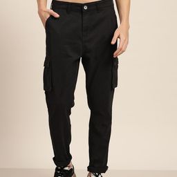 Moda Rapido Men Slim Fit Cargos Trousers-image-95