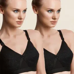 Libertina Black Anika Non Padded Bra (Pack Of 2)-picture-43