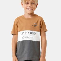 Kate & Oscar Kids Multicolor Cotton Printed T-Shirt-11