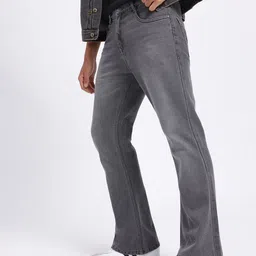 glitchez Men Denim Chill Mid-Rise Light Fade Bootcut Jeans-image-98