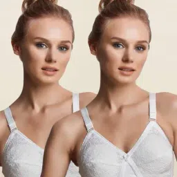 Libertina White Anika Non Padded Bra (Pack Of 2)-picture-43