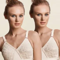 Libertina Beige Anika Non Padded Bra (Pack Of 2)-picture-45