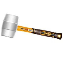 Ingco Rubber Hammer with 220 g Head Weight and Fiberglass Handle, HRUH8908-1