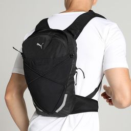 Puma Unisex Black Solid Laptop Backpack-image-44