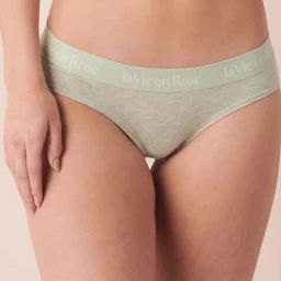 La Vie En Rose Green Cotton Panty-image-87