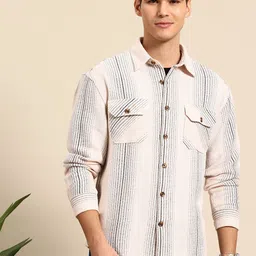 Mast & Harbour Men Opaque Checked Casual Shirt-picture-33