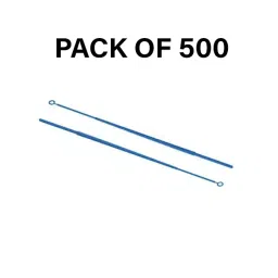Abdos 10 µl Calibrated Soft Inculation Loop Blue Color 200 mm Length Individually Wrapped, P11980 (Pack of 500) image 2