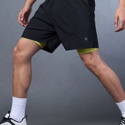 CULT Men Black Run Elevate Shorts-28