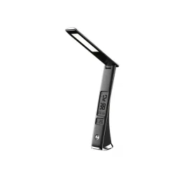 iGear Desklite+ Rechargeable LED Desk Lamp with Day, Date & Time Display Black, iG - 1071-45