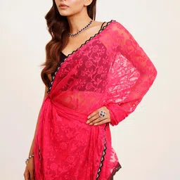 Kalista Embellished Sequinned Brasso Saree-picture-10