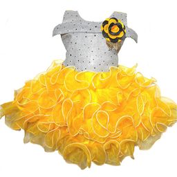 kids fashion hub Floral Print Georgette Fit & Flare Dress-image-96