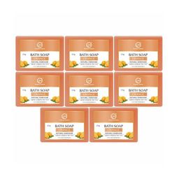 Nuerma Science Set Of 8 100% Natural Herbal Orange Bath Soap - 125 gm Each-14