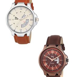 WM Men Set of 2 Analogue Watches DDWM-043-39kjo-6