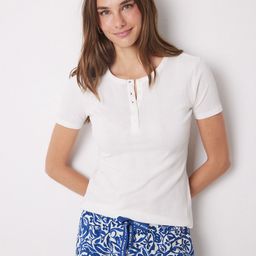 women'secret Ribbed Lounge T-shirt-image-50