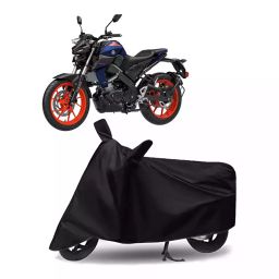 Auto Pearl Bike Cover for Yamaha MT 15 New BS6 (Black)-image-31