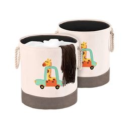Aura Grey Set of 2 Regular Multi-Utility Organisers-9