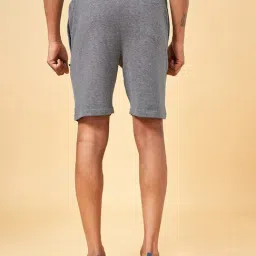 Ajile by Pantaloons Dark Grey Cotton Slim Fit Shorts image 2