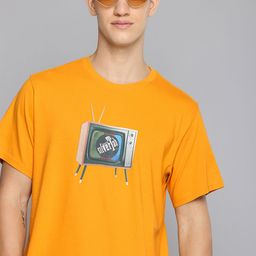 Levis Graphic Printed Pure Cotton Relaxed Fit T-shirt-image-33