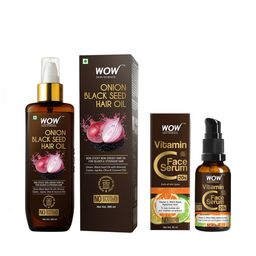 WOW SKIN SCIENCE Unisex Set of Face Serum & Hair Oil - 230 ml-20
