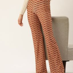 bebe Women Geometric Printed Trousers-image-13