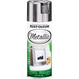 Rust-Oleum Specialty Metallic Spray Paint in Shiny Silver, 1915830 (Can of 312 g)-picture-34