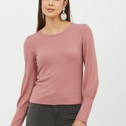 Harpa Women Pink Striped Fitted Top-image-71