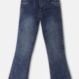 Urbano Juniors Boys Regular Fit Washed Bootcut Light Fade Stretchable Jeans-image-92