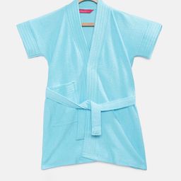 Sand Dune Boys Blue Bathrobe-5