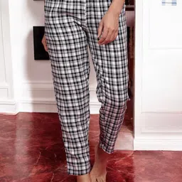 Kryptic Pack Of 2 Printed Pure Cotton Relaxed-Fit Mid-Rise Lounge Pants-picture-3