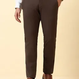 Allen Solly Men Slim Fit Mid-Rise Formal Trousers-picture-2