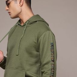 The Roadster Lifestyle Co. Brand Logo Print Hooded Sweatshirt-image-93