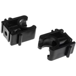 Georg Pipe Clamp Fischer PP Black 0.63inx1.22inx1.06in 0.24in, 167061035 (Pack of 10)-image-75