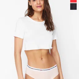 Trendyol Pack Of 3 Mid-Rise Basic Briefs-image-95