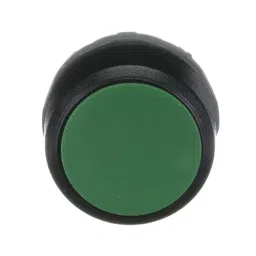 ABB Green Plastic Flush Button Non-Illuminated Push Button MP1-10G image 1