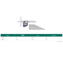 KENCY Digital Depth Micrometer 150 mm Range Least Count 0.001 mm, MDD150 image 2