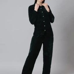 Cation Dark Green Shirt With Pyjamas-picture-12