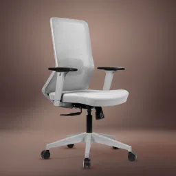 kepler brooks Veritas Mid Back Mesh Office Chair in Grey Colour-picture-46