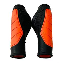 wavva Wavva® Bicycle Handlebar Grip Set Soft Rubber Non Toxic Anti-Slip Standard Size Cycle Handle Grip Length 13 cm.(Multi-Color) image 4