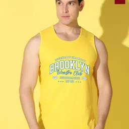 WOOSTRO Pack Of 2 PrintedCombo Cotton Innerwear Vests VWS26(BKLN YELLOW)(98 MAROON)-image-59