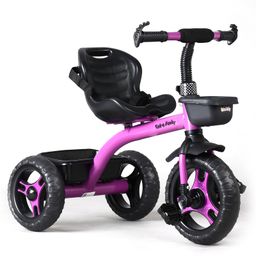 Plug & Play Tricycle With Storage Baskets - Purple-14