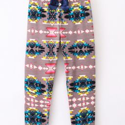 CrayonFlakes Seamles Jacquard Design Printed Leggings - Grey-image-66