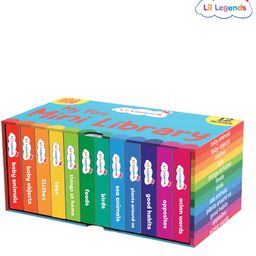 Oswaal Lil Legends Mini Library Box Set Volume 2 12 Books Baby Animals Baby Objects Clothes Things At Home Toys Foods Birds Sea Animals Plants Around Us Good Habits Opposites Action Work- English-27
