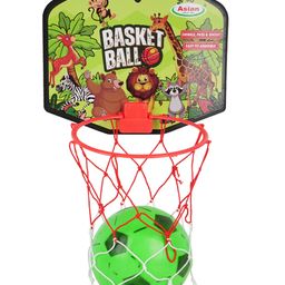 Asian Multicolor Portable Basket Ball Animal Ring With Net-24