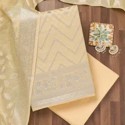 Koskii Embroidered Unstitched Dress Material-image-42