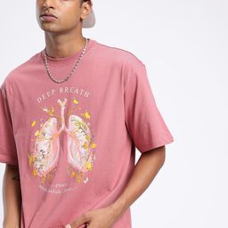 glitchez Urban Cool Graphic Printed Relaxed Fit T-shirt-image-90