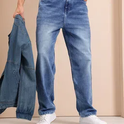 Mast & Harbour Men Loose Fit Light Fade Jeans-picture-42