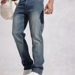 WROGN Men Anti Fit Light Fade Stretchable Jeans-picture-3